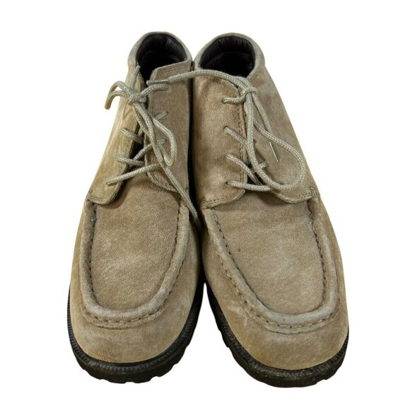 L.L. Bean Boots Women's 7M Leather Chukka Suede Snow‎ Winter Ankle Boots - Picture 2 of 7